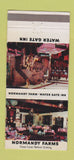 Matchbook Cover - Water Game Inn Normandy Farm Potomac MD 30 Strike