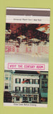 Matchbook Cover - Town House of the Green Morristown NJ 30 Strike