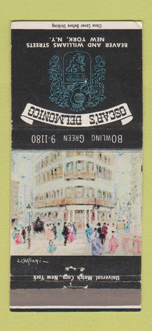 Matchbook Cover - Oscar's Delmonico New York City 30 Strike
