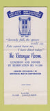 Matchbook Cover - Oscar's Delmonico New York City 30 Strike