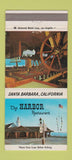 Matchbook Cover - The Harbor Restaurant Santa Barbara CA 30 Strike