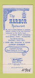 Matchbook Cover - The Harbor Restaurant Santa Barbara CA 30 Strike