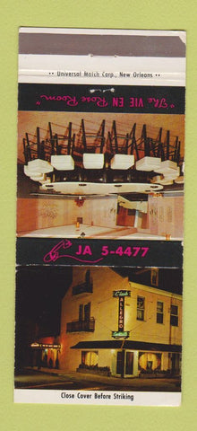 Matchbook Cover - Club Allegro New Orleans LA 30 Strike