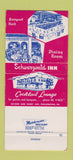 Matchbook Cover - Schwarzwald Inn Philadelphia PA WEAR 30 Strike