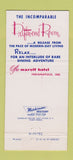 Matchbook Cover - Driftwood Room Marott Hotel Indianapolis IN 30 Strike