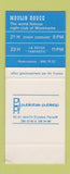 Matchbook Cover - Air France Airline Moulin Rouge SAMPLE