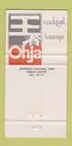 Matchbook Cover - Suehiro Restaurant Japanese San Francisco? CA 30 Strike