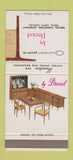 Matchbook Cover - Drexel Furniture Drexel NC 30 Strike