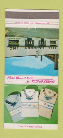Matchbook Cover - Bell Laundry Chevy Chase MD 30 Strike