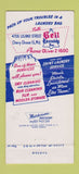 Matchbook Cover - Bell Laundry Chevy Chase MD 30 Strike