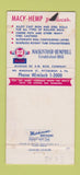 Matchbook Cover - Mackintosh Hemphill Iron Steel Pittsburgh PA WEAR 30 Strike