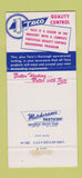 Matchbook Cover - Taco Heaters Cranston RI 30 Strike