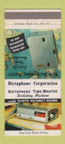 Matchbook Cover - Dictaphone Corp Voice Recording WEAR 30 Strike
