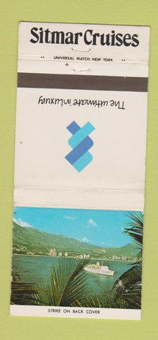 Matchbook Cover - Sitmar Cruises WEAR 30 Strike