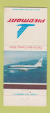 Matchbook Cover - Piedmont Airlines 30 Strike