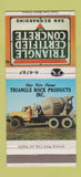 Matchbook Cover - Triangle Concrete San Bernardino CA 30 Strike