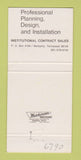 Matchbook Cover - ICS Institutional Contract Sales Memphis TN 30 Strike