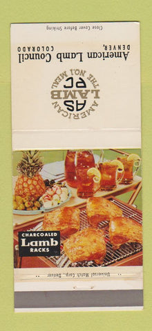 Matchbook Cover - American Lamb Council Denver Colorado 30 Strike