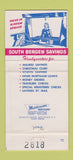 Matchbook Cover - South Bergen Savings Wood Ridge NJ 30 Strike
