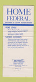 Matchbook Cover - Home Federal Savings and Loan Des Moines IA 30 Strike
