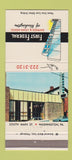 Matchbook Cover - First Federal Savings and Loan Washington PA 30 Strike