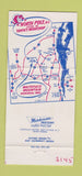Matchbook Cover - North Pole Santa's Workshop NY 30 Strike