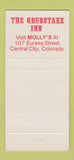 Matchbook Cover - The Grubstake Central City Colorado 30 Strike