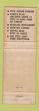 Matchbook Cover - Times Square Motor Hotel New York City WEAR