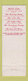Matchbook Cover - Hotel Astor New York City #2 Red White