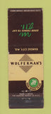 Matchbook Cover - Wolferman's Restaurant Kansas City MO WEAR #1