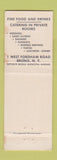 Matchbook Cover - Hillmann's Restaurant Bronx NY
