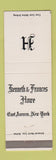 Matchbook Cover - Kenneth Frances Howe East Aurora NY