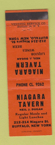 Matchbook Cover - Niagara Tavern Buffalo NY