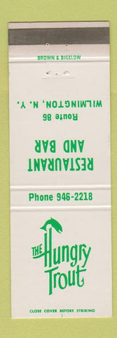 Matchbook Cover - Hungry Trout Restaurant Wilmington NY