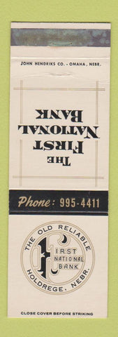 Matchbook Cover - First National Bank Holdrege NE WEAR