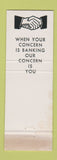 Matchbook Cover - Center Bank Omaha NE