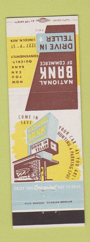Matchbook Cover - National Bank of Commerce Lincoln NE