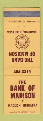 Matchbook Cover - Bank of Madison NE