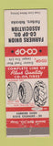 Matchbook Cover - COOP Farmers Union Fairbury NE tires