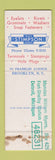 Matchbook Cover - Stimpson Rivets Eyelets Grommets Brooklyn NY WEAR