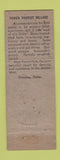 Matchbook Cover - Tower Motor Court Omaha NE