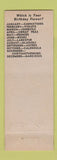 Matchbook Cover - Suris Flower Shop Omaha NE