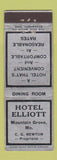 Matchbook Cover - Hotel Elliott Mountain Grove MO WEAR