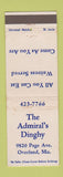 Matchbook Cover - Admiral's Dinghy Overland MO WEAR