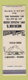 Matchbook Cover - Meirick's Package Liquor Mount Vernon MO