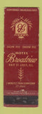 Matchbook Cover - Hotel Broadview East St Louis IL WEAR