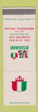 Matchbook Cover - V's Restaurant Independence MO
