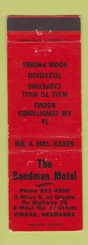 Matchbook Cover - Sandman Motel Omaha NE WEAR