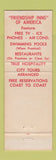 Matchbook Cover - Imperial 400 Motel Friendship Inn Omaha NE