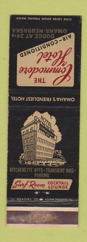 Matchbook Cover - Commodore Hotel Omaha NE WEAR